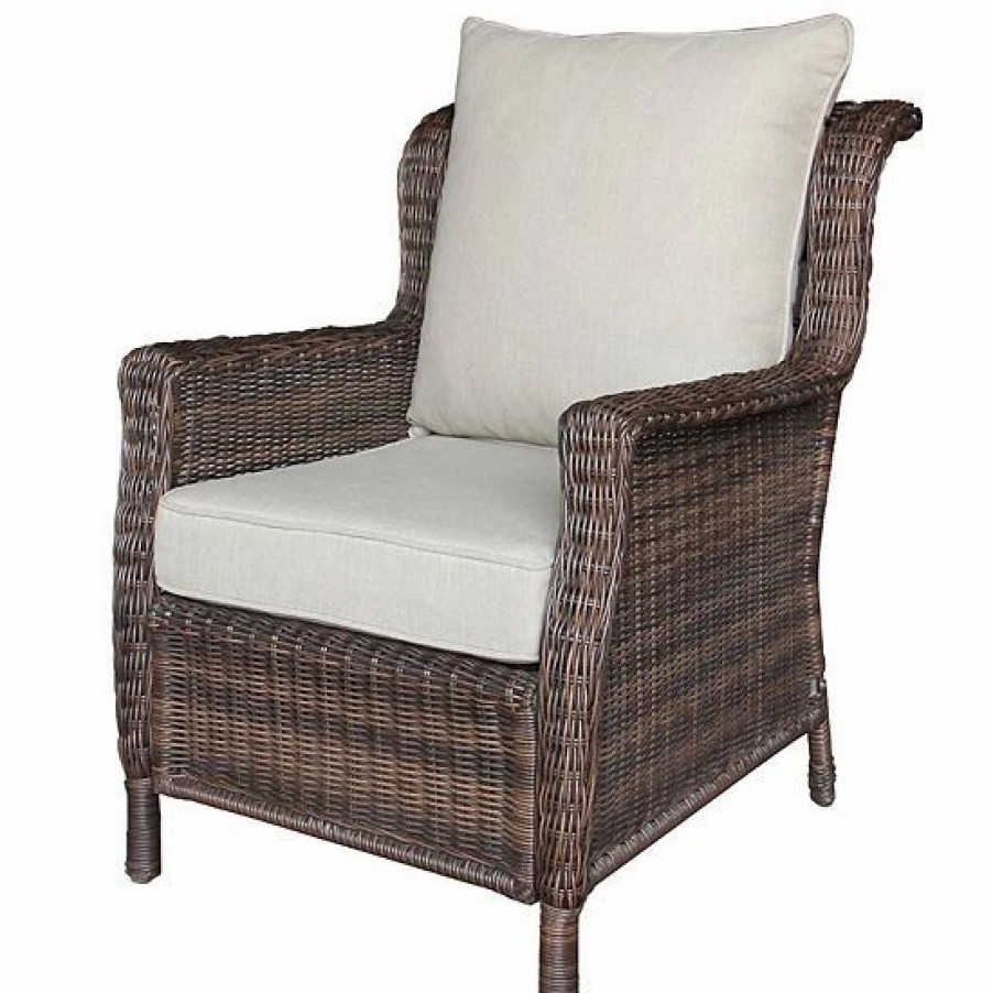 Furniture * | Sonoma Goods For Life Cortena Wicker Lounge Arm Chair