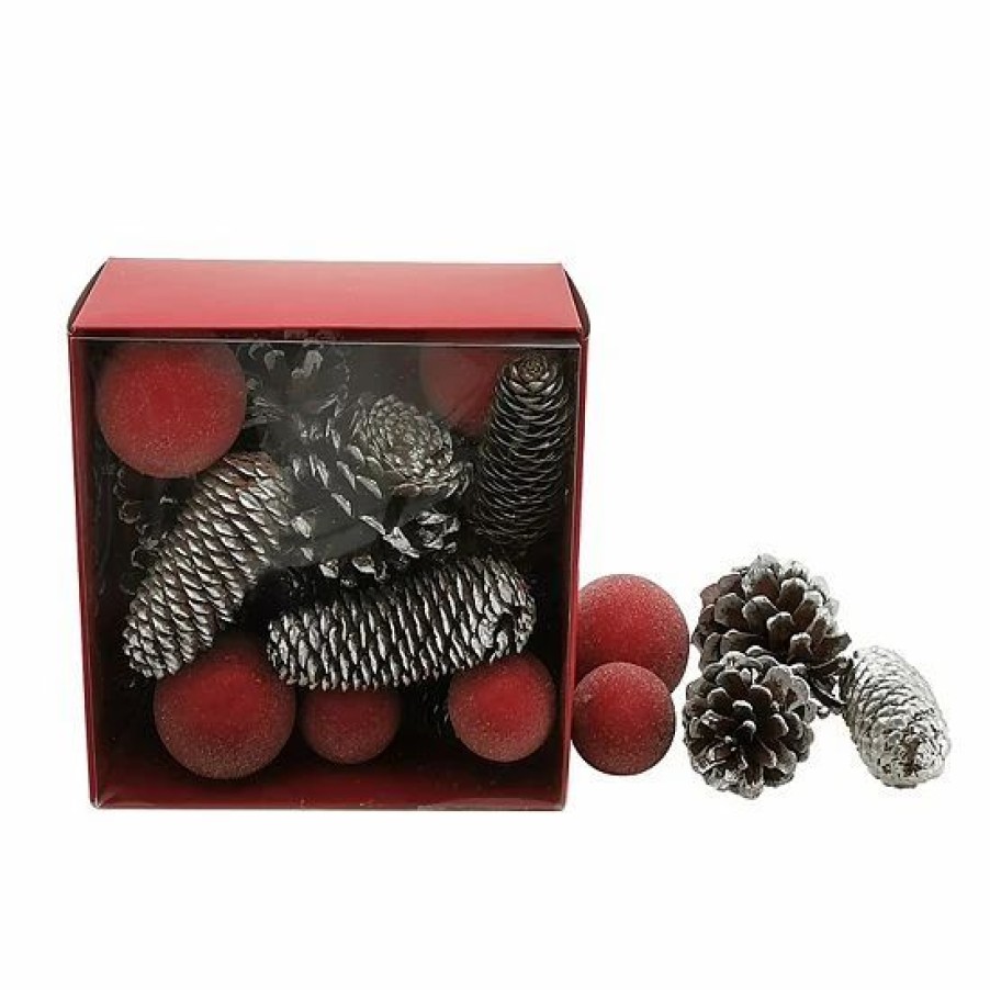 Home Decor * | Sonoma Goods For Life Frosted Pinecone Bulbs Vase Filler