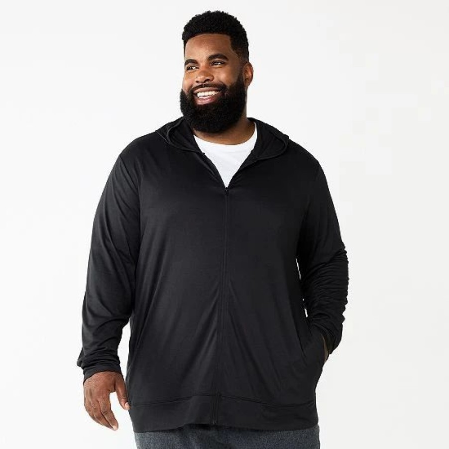 Mens * | Big & Tall Sonoma Goods For Life Full-Zip Hoodie