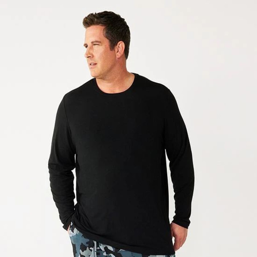 Mens * | Big & Tall Sonoma Goods For Life Lush Luxe Crewneck Tee