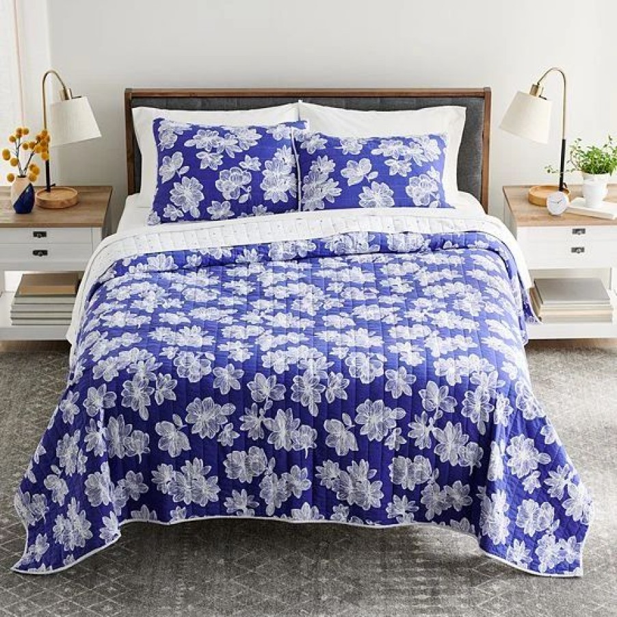 Bed & Bath * | Sonoma Goods For Life Reversible Printed Quilt Set With Shams