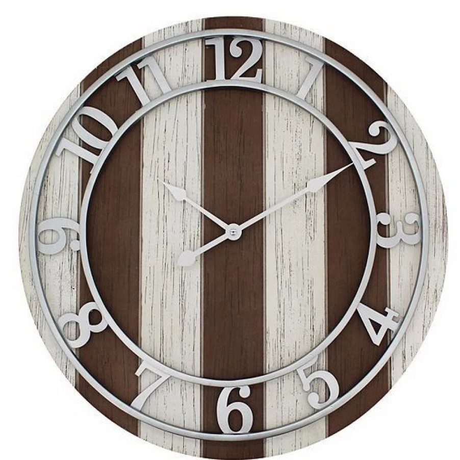 Home Decor * | Sonoma Goods For Life Two Tone Wall Clock