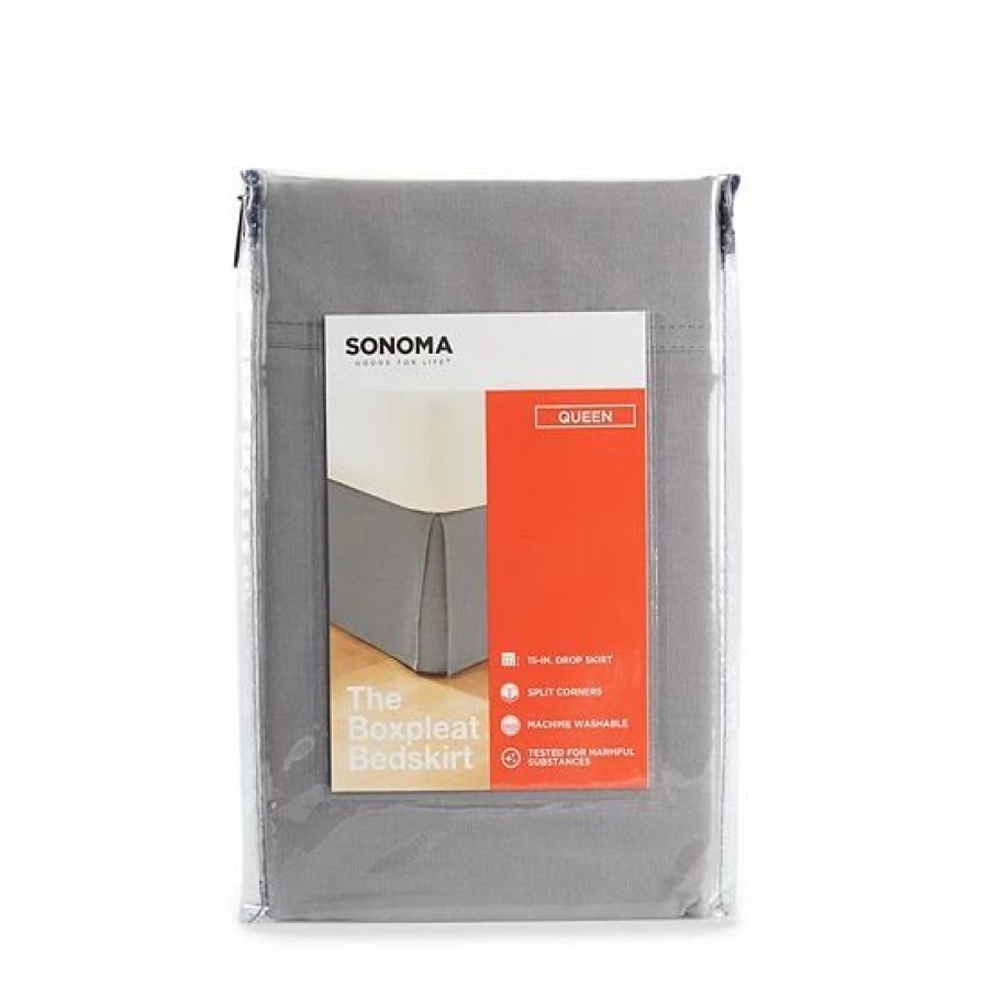 Bed & Bath * | Sonoma Goods For Life Boxpleat Bedskirt