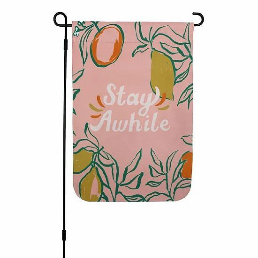 Home Decor * | Sonoma Goods For Life Stay Awhile Garden Flag