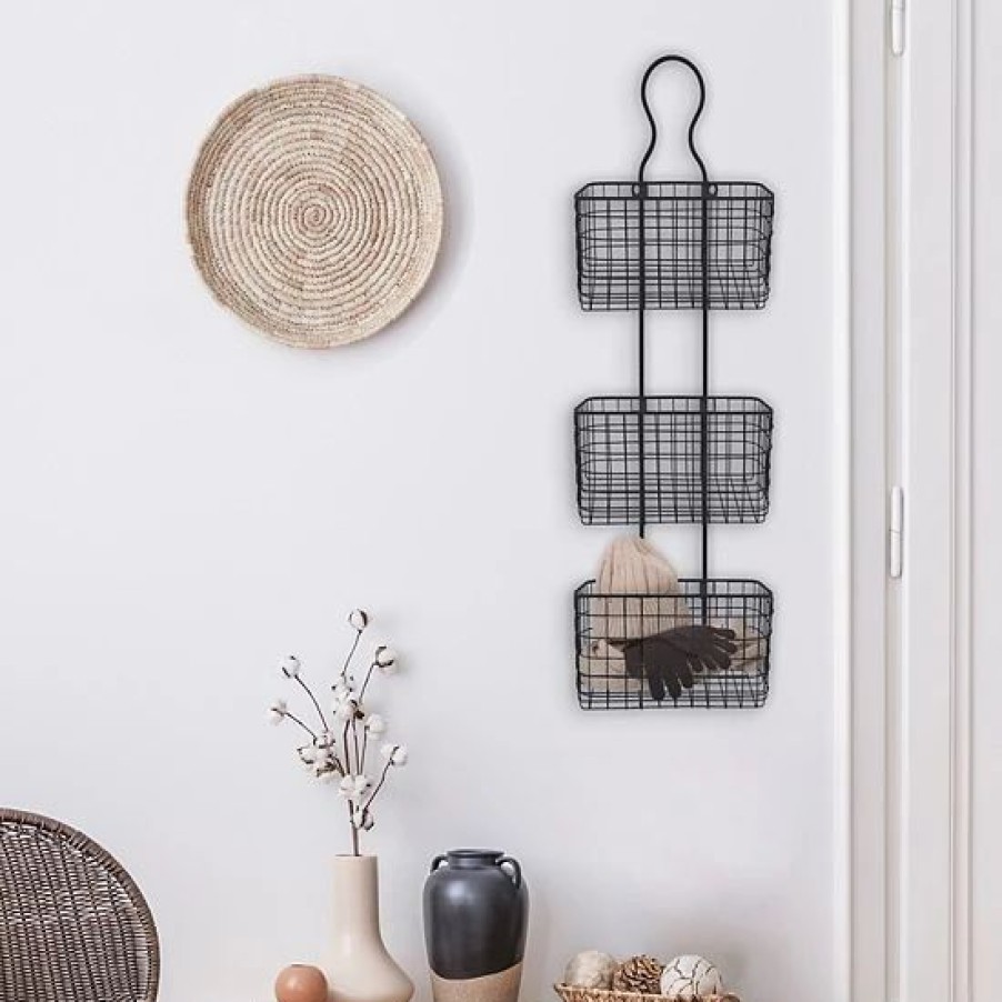 Home Decor * | Sonoma Goods For Life 3-Basket Wall Decor