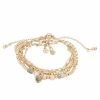 Womens * | Sonoma Goods For Life 3 Pack Semi Beaded Chain & Pull Tie Bracelet Set