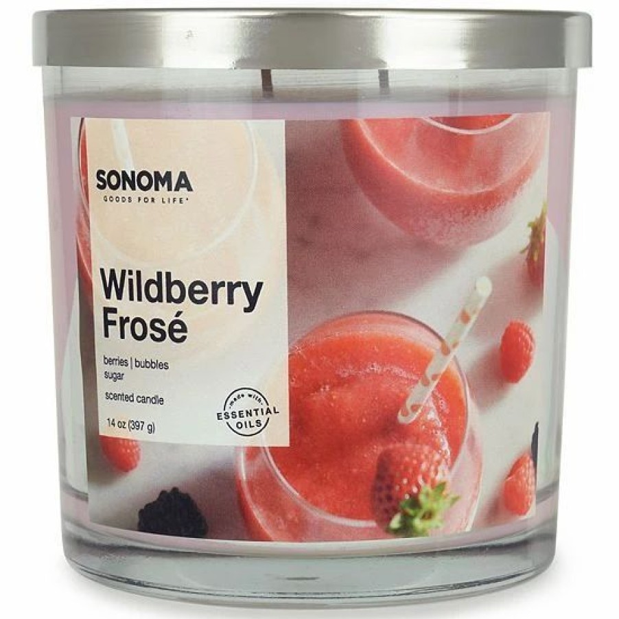 Home Decor * | Sonoma Goods For Life Wildberry Frose 14-Oz. Candle Jar