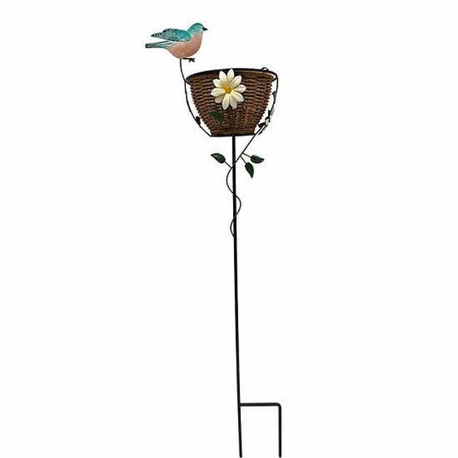 Home Decor * | Sonoma Goods For Life Bird Planter Garden Stake