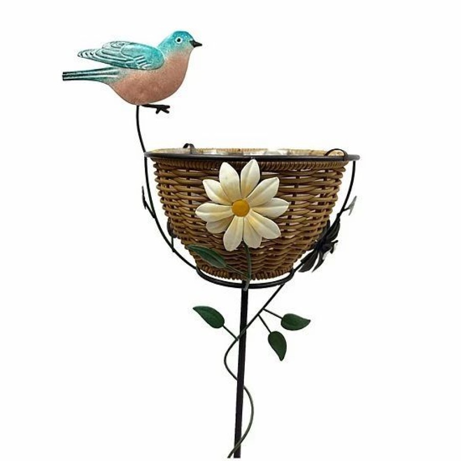 Home Decor * | Sonoma Goods For Life Bird Planter Garden Stake