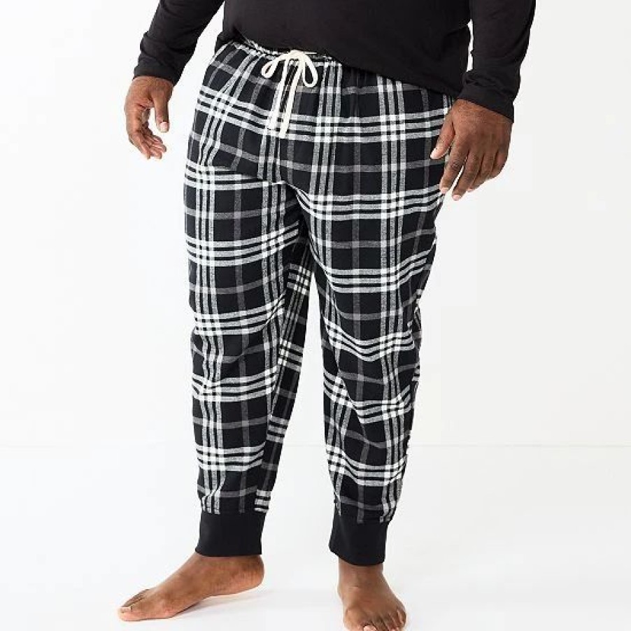 Mens * | Big & Tall Sonoma Goods For Life Flannel Sleep Pants