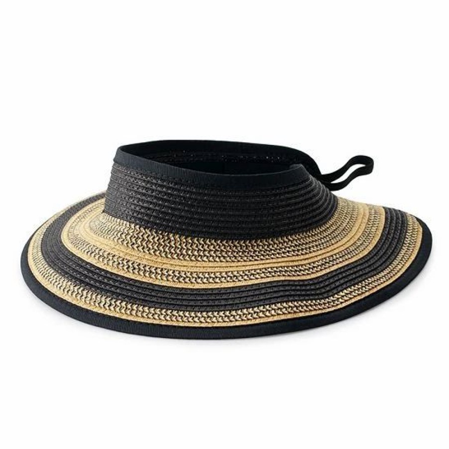 Home Decor * | Women'S Sonoma Goods For Life Stripe Roll-Up Visor