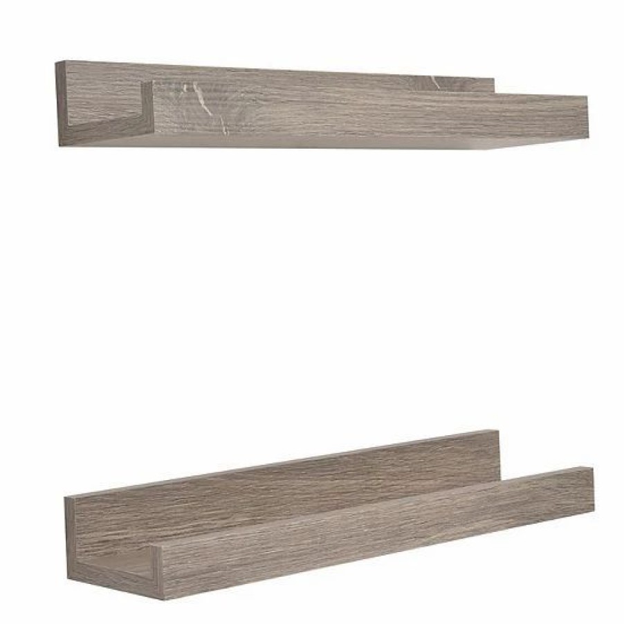 Home Decor * | Sonoma Goods For Life Gray Ledge Shelf Wall Decor 2-Piece Set