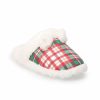 Womens * | Sonoma Goods For Life Kids Jammies For Your Families Plaid Scuff Slippers