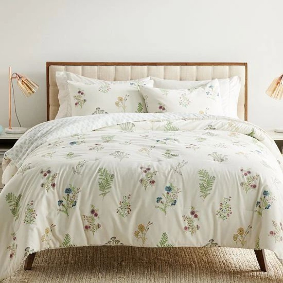 Bed & Bath * | Sonoma Goods For Life Aubrey Wildflower Print Comforter Set With Shams