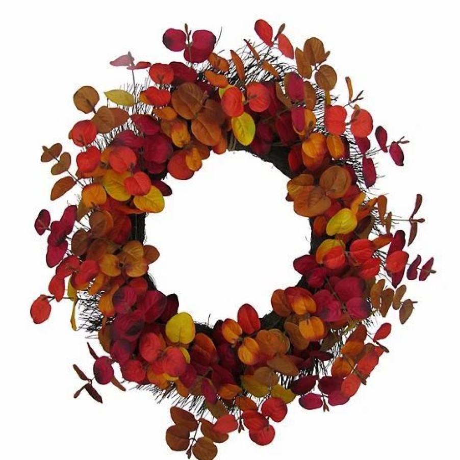 Home Decor * | Sonoma Goods For Life Colorful Artificial Eucalyptus Wreath