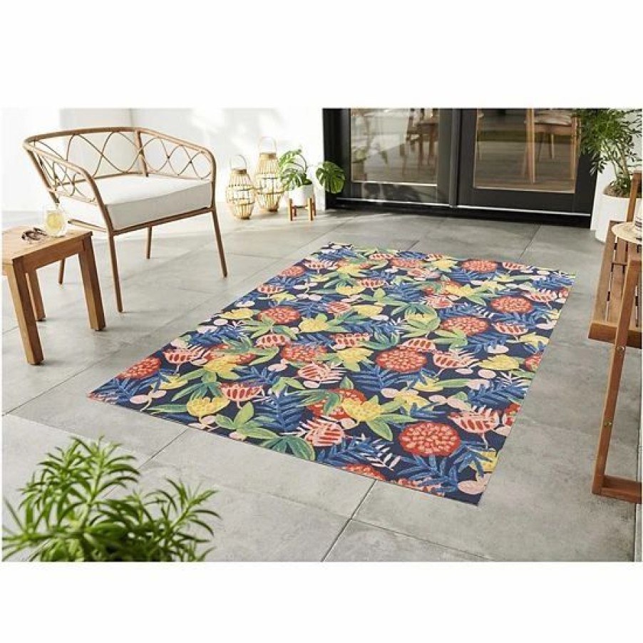 Home Decor * | Sonoma Goods For Life Tropical Floral Indoor Outdoor Rug