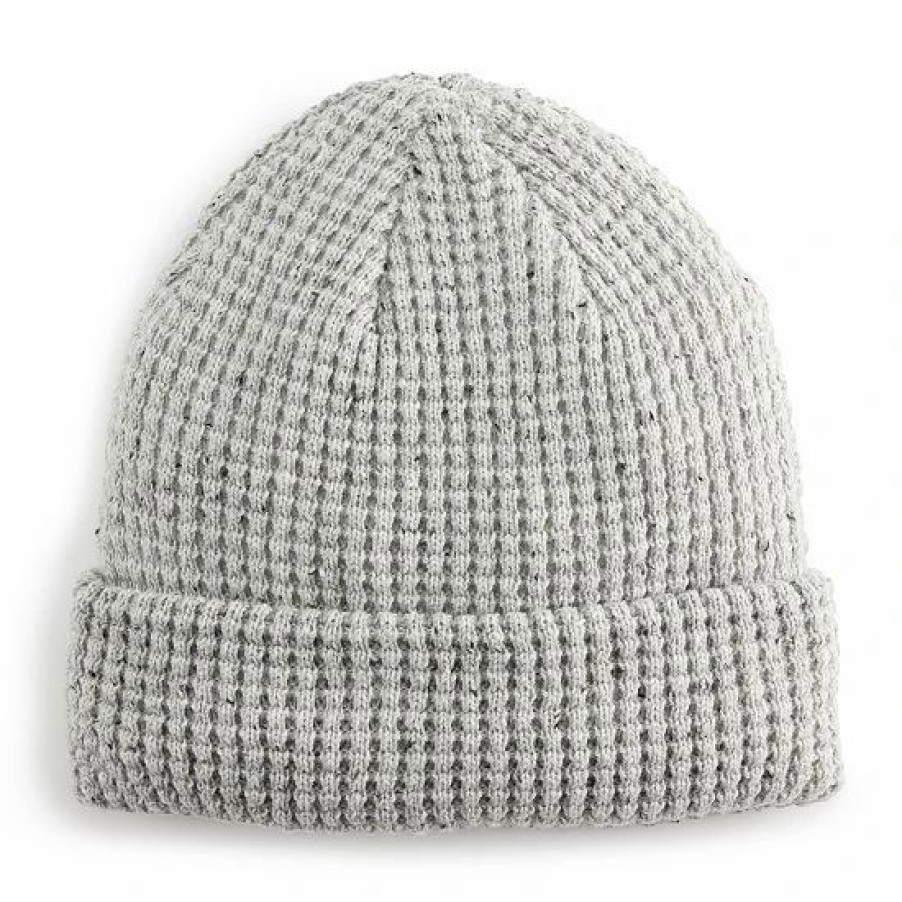 Mens * | Men'S Sonoma Goods For Life Waffle Cuff Beanie