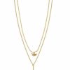 Womens * | Sonoma Goods For Life 2 Row Half Moon & Bar Pendant Necklace