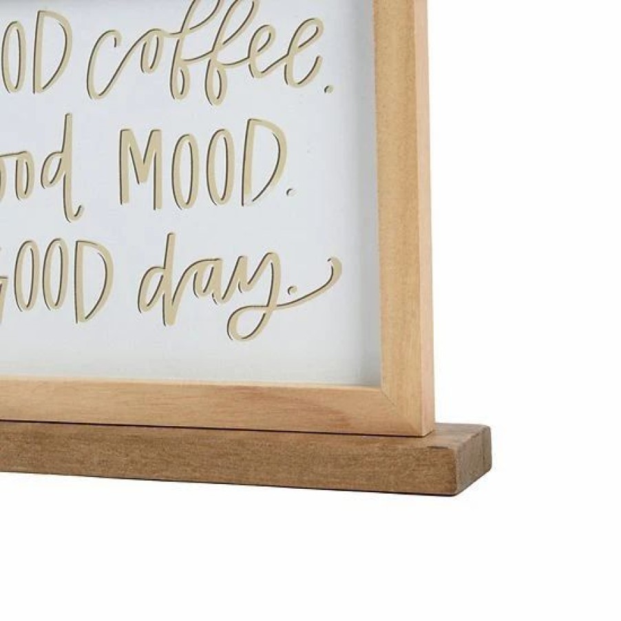 Home Decor * | Sonoma Goods For Life Good Coffee Caption Table Decor