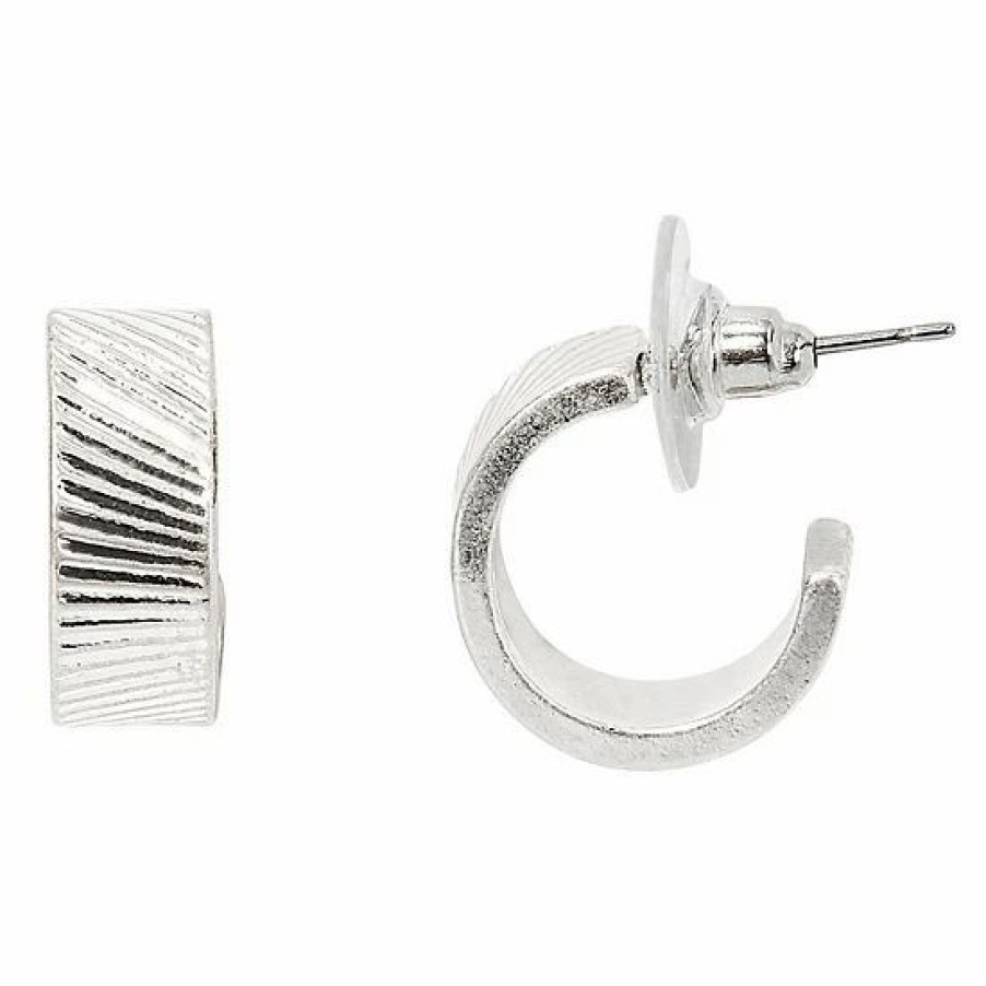 Womens * | Women'S Sonoma Goods For Life Mini J Hoop Earrings