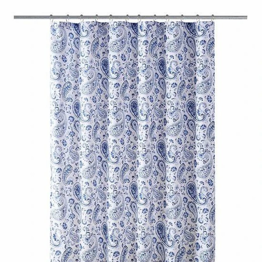 Bed & Bath * | Sonoma Goods For Life Ryley Paisley Print Shower Curtain