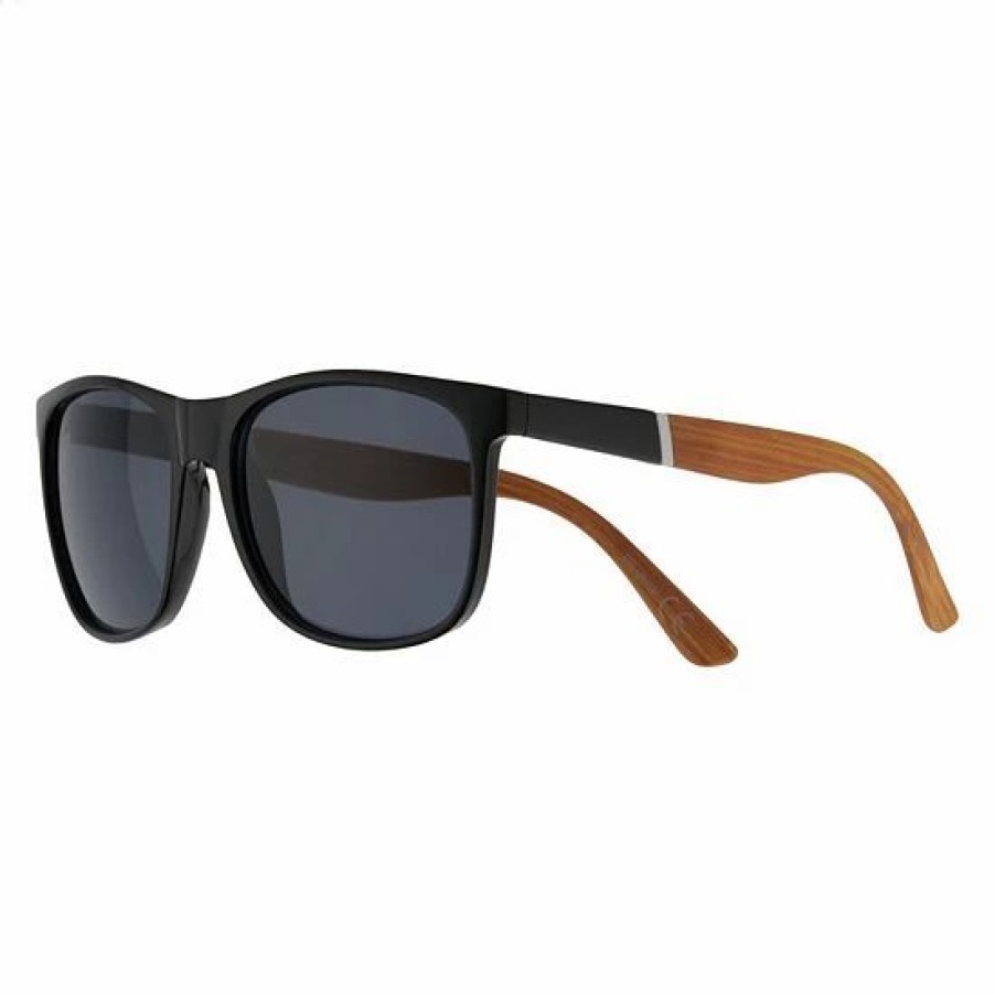 Mens * | Men'S Sonoma Goods For Life 52Mm Wood Textured Temple Sunglasses