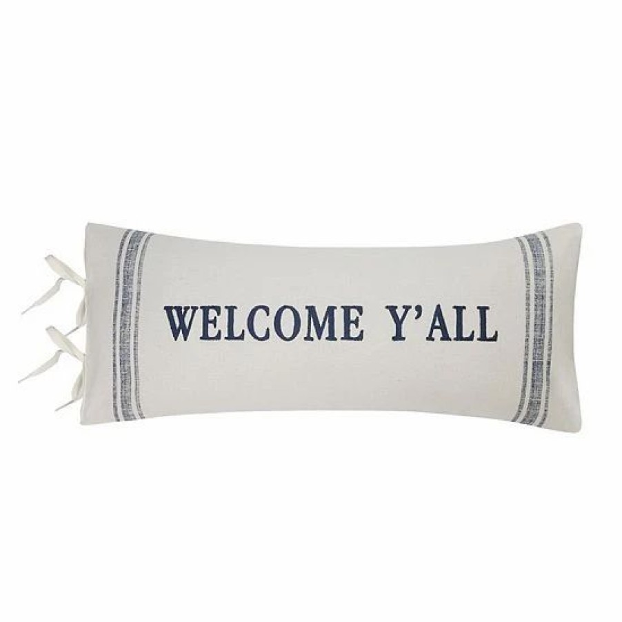 Home Decor * | Sonoma Goods For Life "Welcome Y'All" Pillow