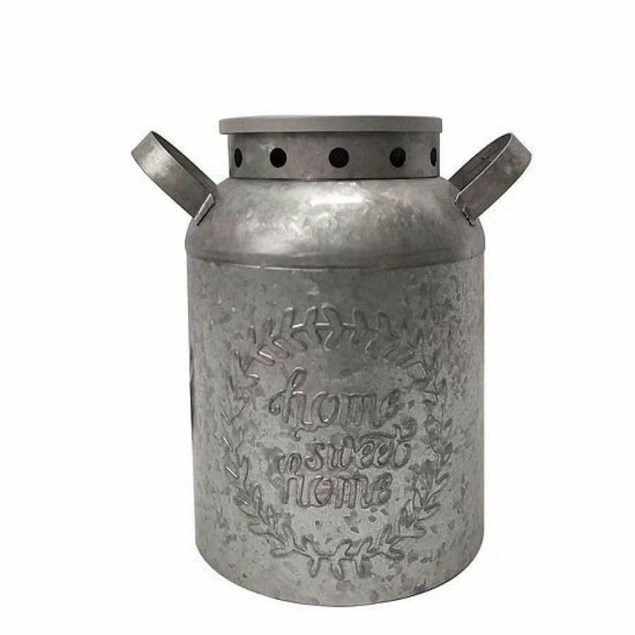 Home Decor * | Sonoma Goods For Life "Home Sweet Home" Galvanized Bucket Wax Melt Warmer