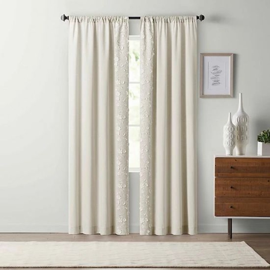 Home Decor * | Sonoma Goods For Life Primrose 2-Pack Window Curtain Set