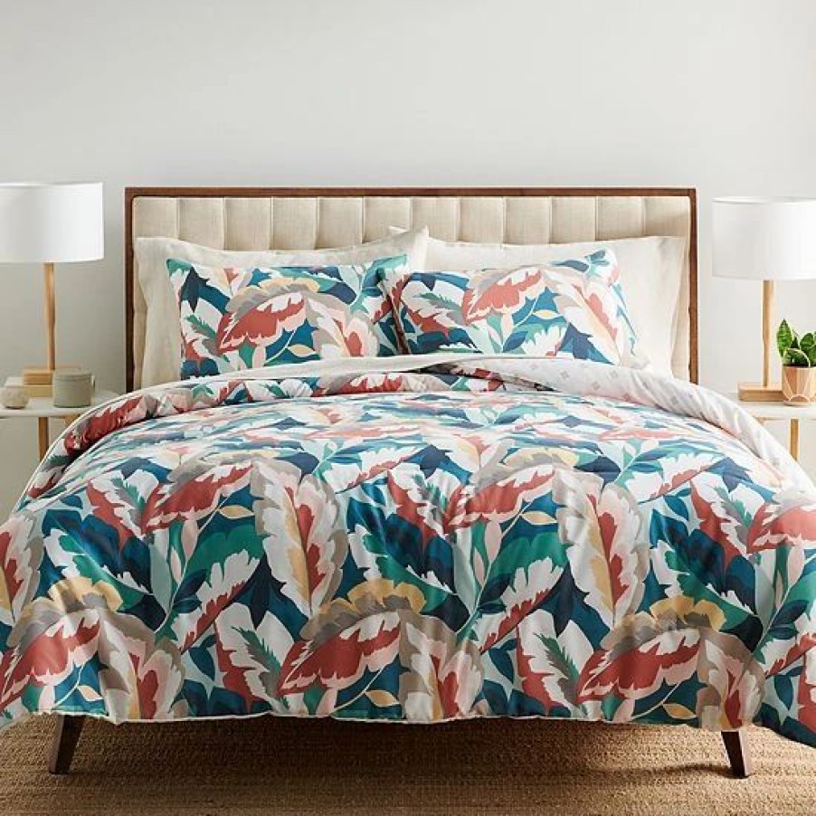 Bed & Bath * | Sonoma Goods For Life Cupertino Palms Printed Comforter Set With Shams