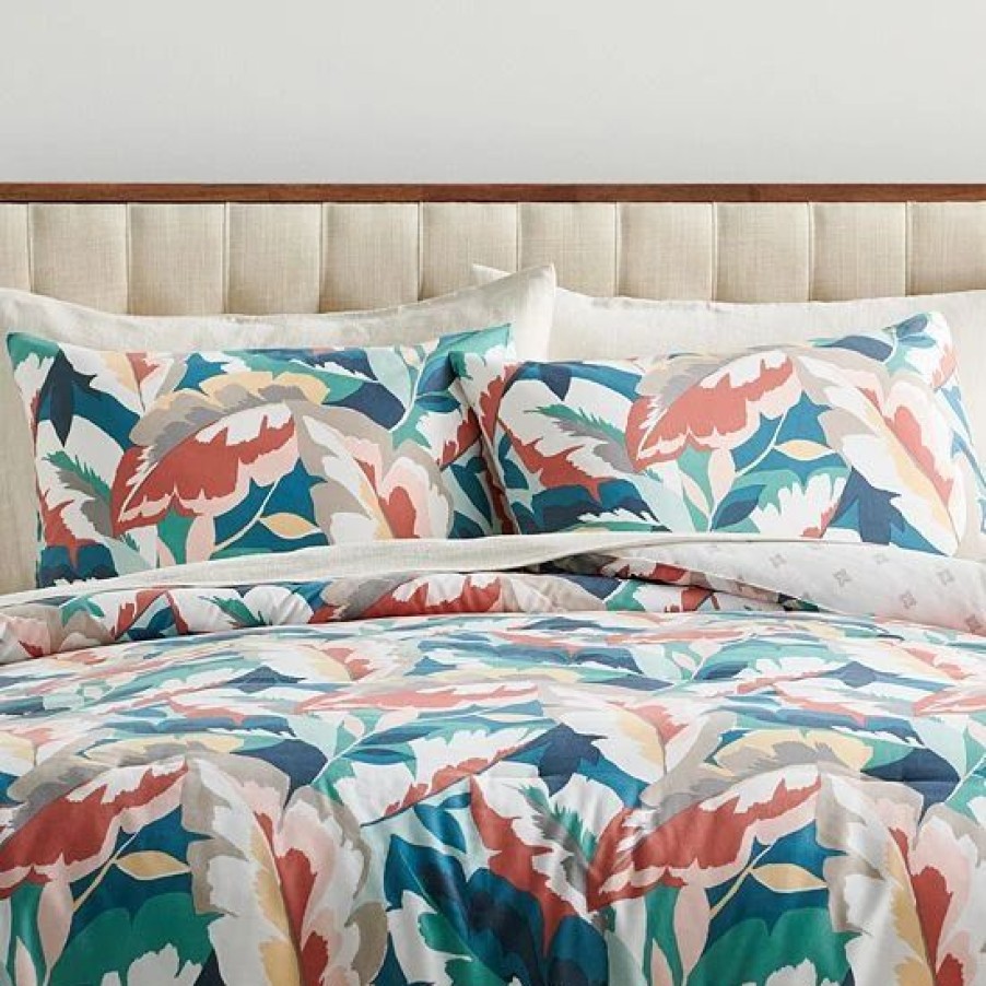 Bed & Bath * | Sonoma Goods For Life Cupertino Palms Printed Comforter Set With Shams