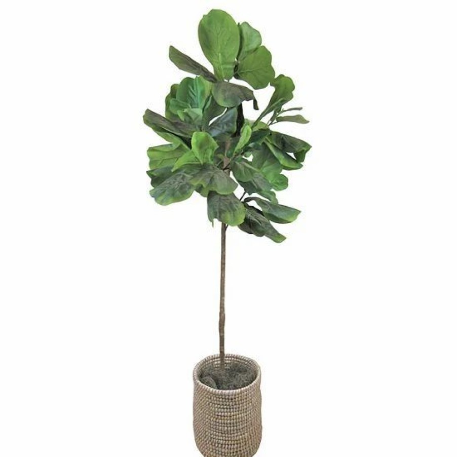 Home Decor * | Sonoma Goods For Life Artificial Fiddle Leaf Fig Floor Decor