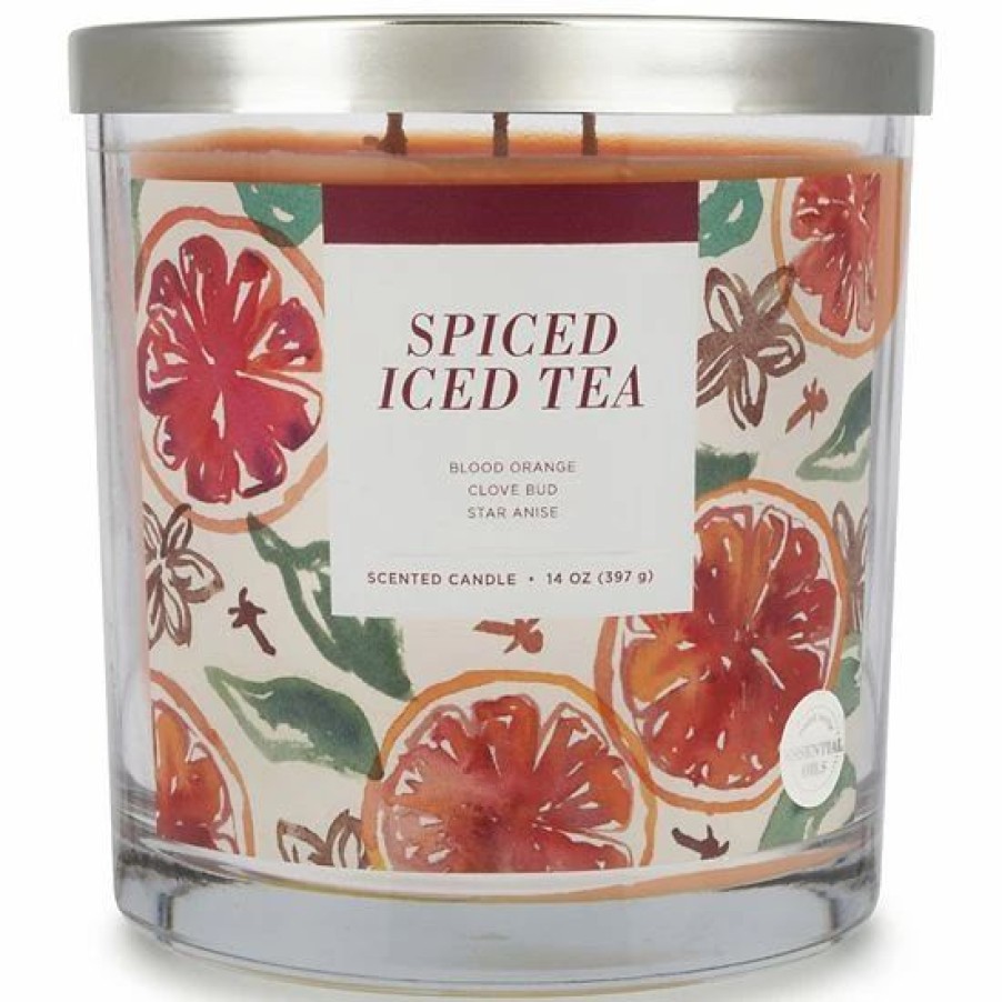 Home Decor * | Sonoma Goods For Life Spiced Iced Tea 14-Oz. Candle Jar