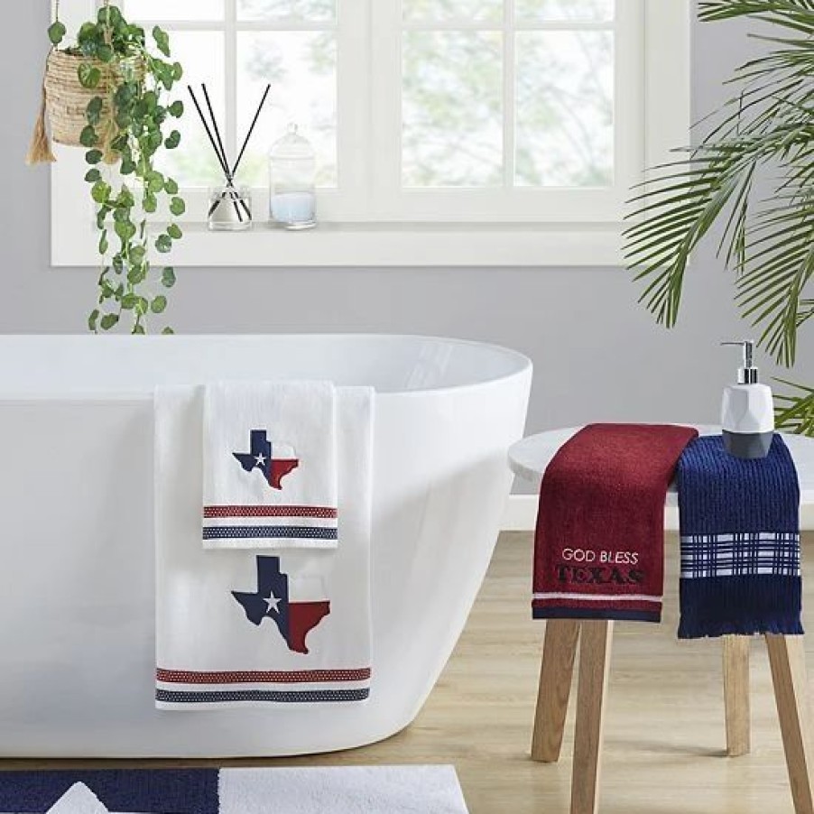 Bed & Bath * | Sonoma Goods For Life Morgan Texas Embroidered Bath Towel