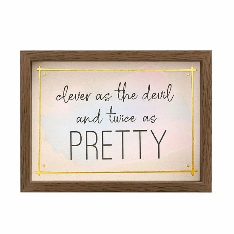 Home Decor * | Sonoma Goods For Life Twice As Pretty Caption Art Box