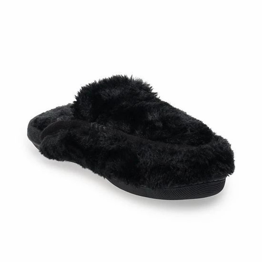 Womens * | Sonoma Goods For Life Women'S Faux Fur Moccasin Slippers