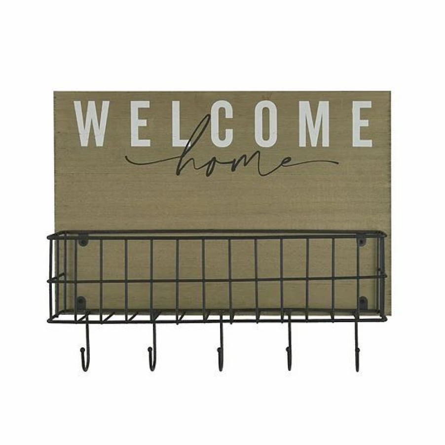 Home Decor * | Sonoma Goods For Life Welcome Home 5-Hook Wall Decor