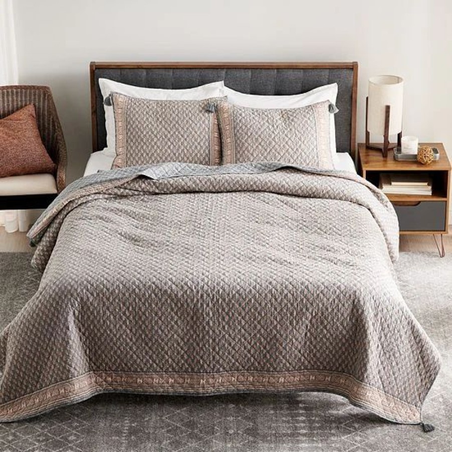 Bed & Bath * | Sonoma Goods For Life New Traditions Magnolia Paisley Quilt Or Sham