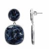 Womens * | Sonoma Goods For Life Marbled Double Drop Statement Earrings