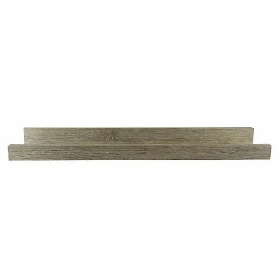 Home Decor * | Sonoma Goods For Life Gray Wash Single Ledge Shelf Wall Decor