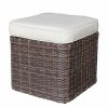 Furniture * | Sonoma Goods For Life Cortena Wicker Patio Ottoman