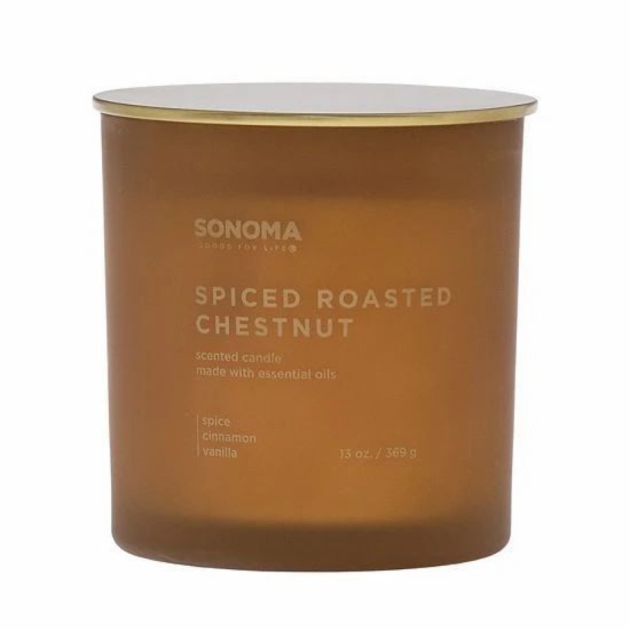 Home Decor * | Sonoma Goods For Life Spiced Roasted Chestnuts 13-Oz. Candle Jar