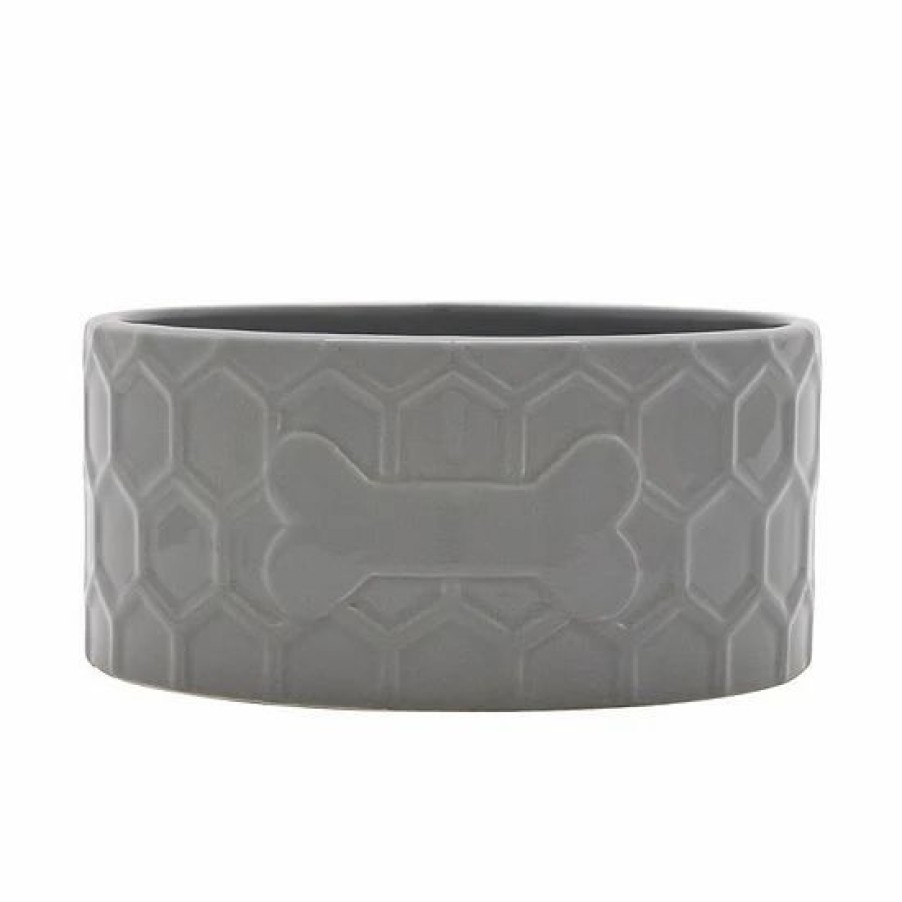 Pet Supplies * | Sonoma Goods For Life Honeycomb Pet Bowl