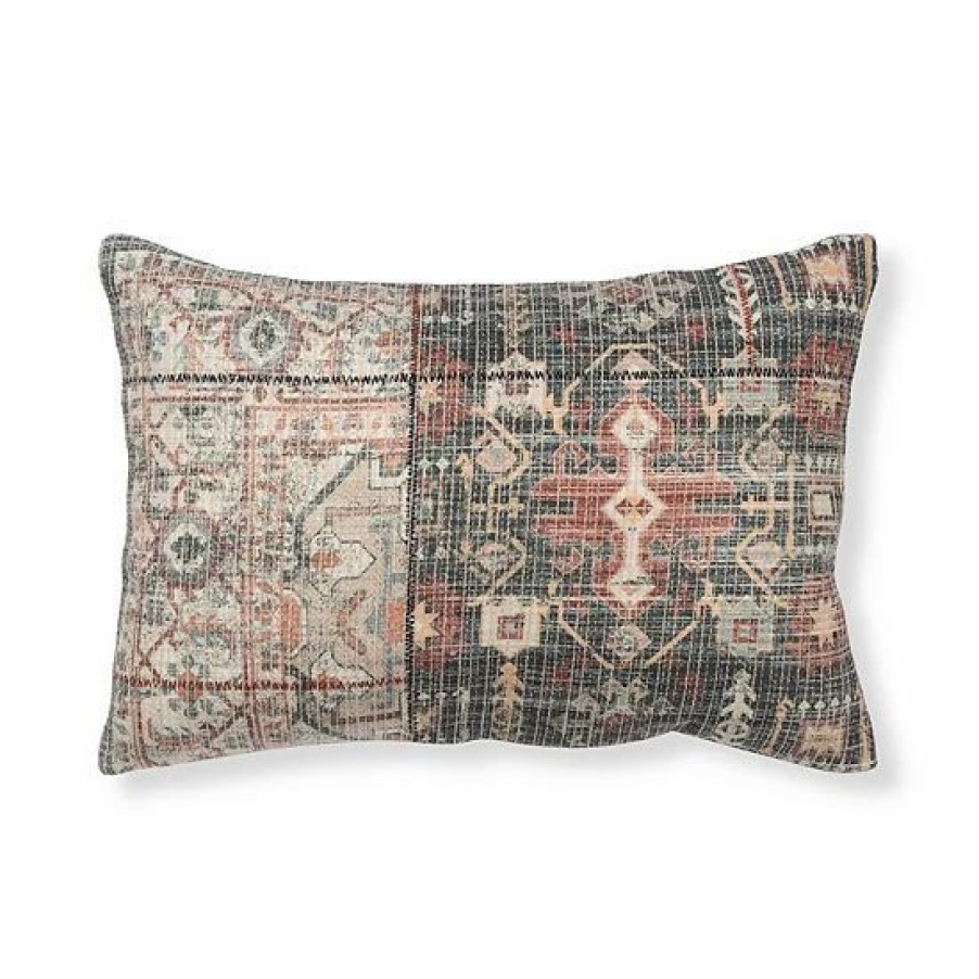 Home Decor * | Sonoma Goods For Life Feather Filled Rug Print Throw Pillow