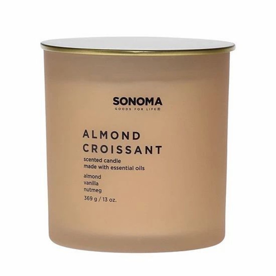 Home Decor * | Sonoma Goods For Life 13-Oz. Almond Croissant Candle Jar