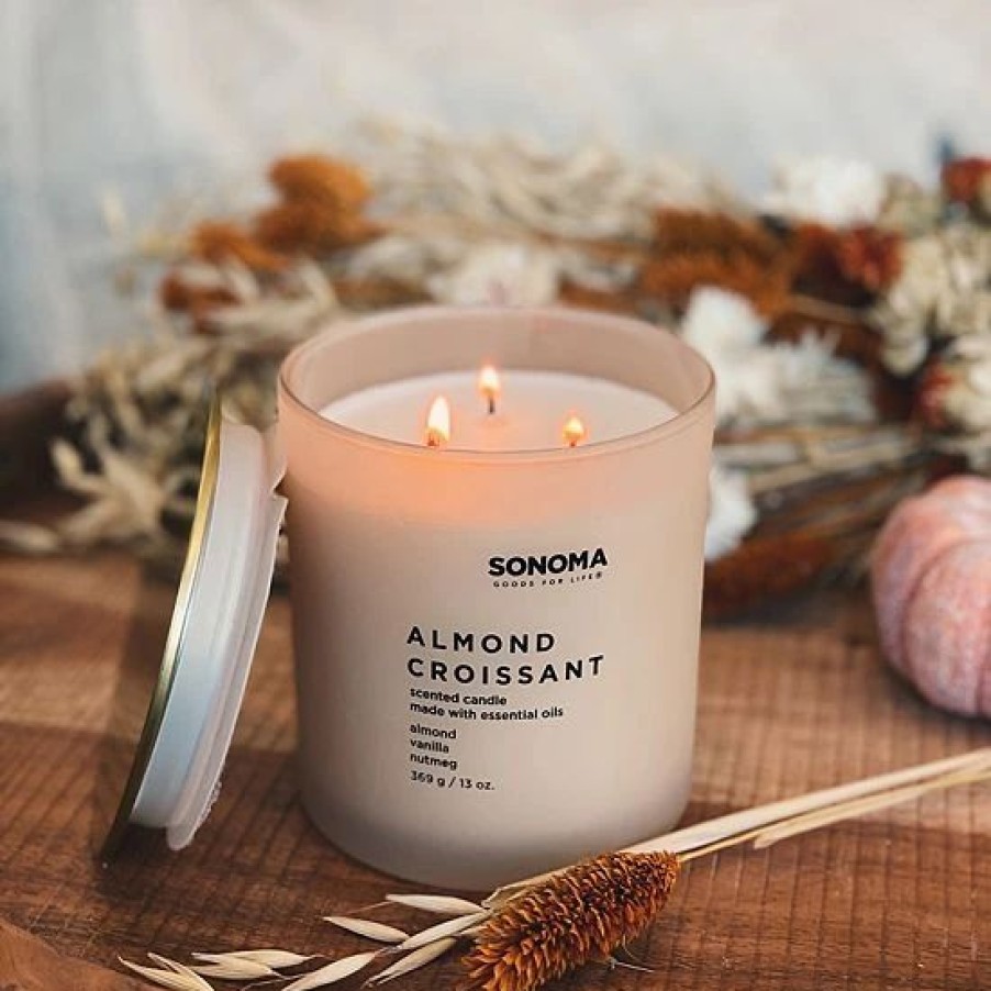 Home Decor * | Sonoma Goods For Life 13-Oz. Almond Croissant Candle Jar