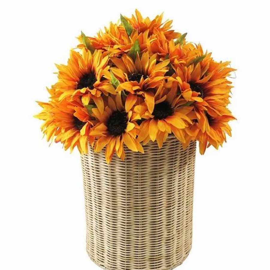 Home Decor * | Sonoma Goods For Life Led Sunflower Wicker Basket