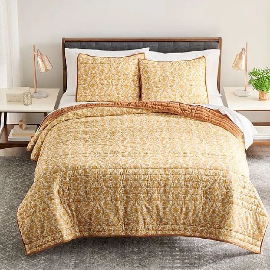 Bed & Bath * | Sonoma Goods For Life New Traditions Odessa Floral Quilt Or Shams