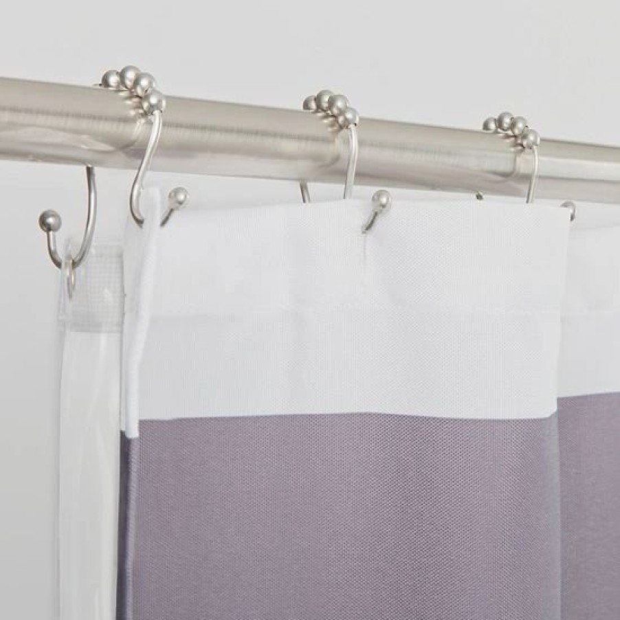 Bed & Bath * | Sonoma Goods For Life No Rust Double Roller Glide Shower Curtain Hooks