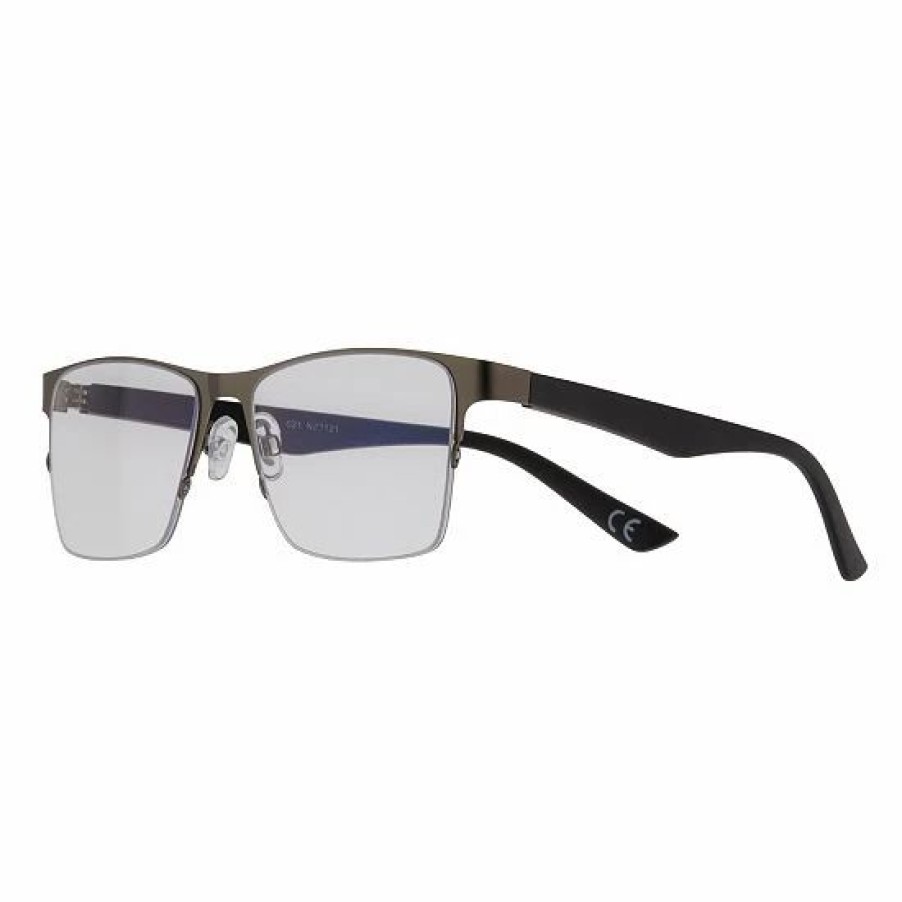 Mens * | Men'S Sonoma Goods For Life 56Mm Blue Light Metal Glasses